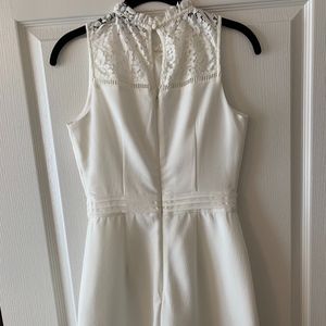 Topshop White Lace Romper